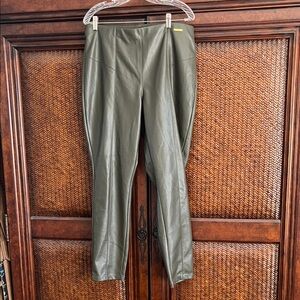 Elegant Olive Women's Straight Leg Pants